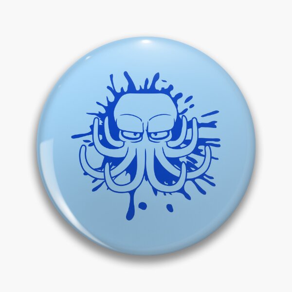 Item preview, Octopus ink stain drop graffiti spray evil bad mood designed and sold by shirt-o-mat.