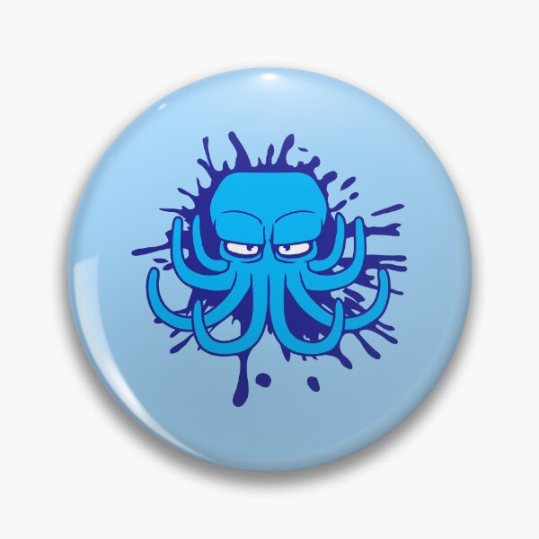 Item preview, Octopus ink stain drop graffiti spray evil bad mood designed and sold by shirt-o-mat.