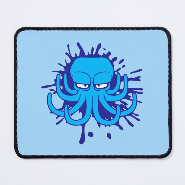 Item preview, Octopus ink stain drop graffiti spray evil bad mood designed and sold by shirt-o-mat.