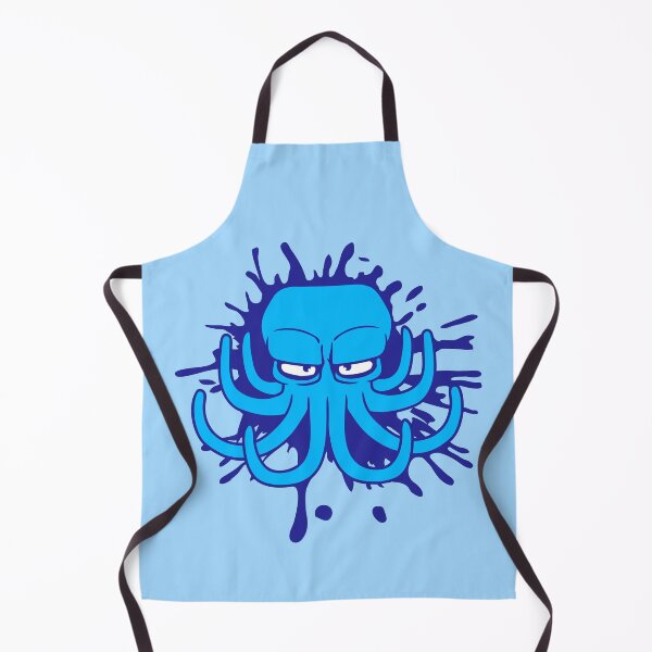Item preview, Octopus ink stain drop graffiti spray evil bad mood designed and sold by shirt-o-mat.