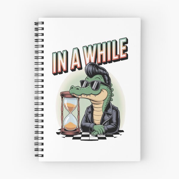 Item preview, In A While Crocodile Retro 1950's Rockabilly  designed and sold by stickercuffs.