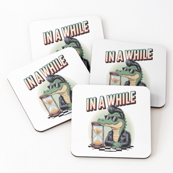 Item preview, In A While Crocodile Retro 1950's Rockabilly  designed and sold by stickercuffs.