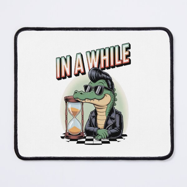 Item preview, In A While Crocodile Retro 1950's Rockabilly designed and sold by stickercuffs.
