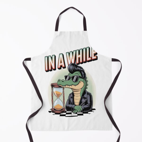 Item preview, In A While Crocodile Retro 1950's Rockabilly designed and sold by stickercuffs.