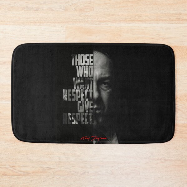 Item preview, Tony Soprano Respect Quote Poster designed and sold by Enea Kelo.