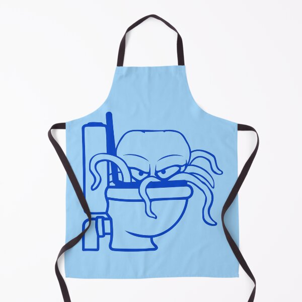 Item preview, Octopus inside toilet bowl flush evil dangerous bad mood designed and sold by shirt-o-mat.