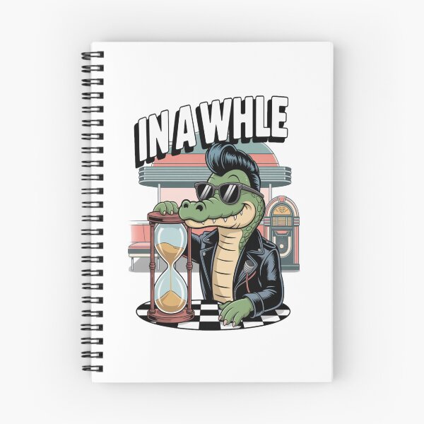 Item preview, In A While Crocodile Retro 1950's Rockabilly  designed and sold by stickercuffs.