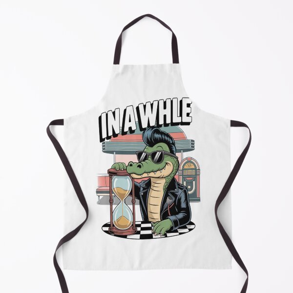 Item preview, In A While Crocodile Retro 1950's Rockabilly designed and sold by stickercuffs.