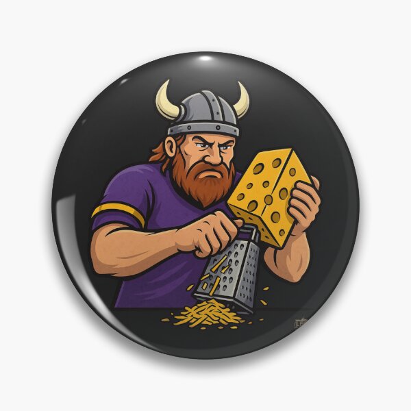 Item preview, Grating the Cheeseheads – Vikings Rivalry Edition designed and sold by LowBatteryBrand.