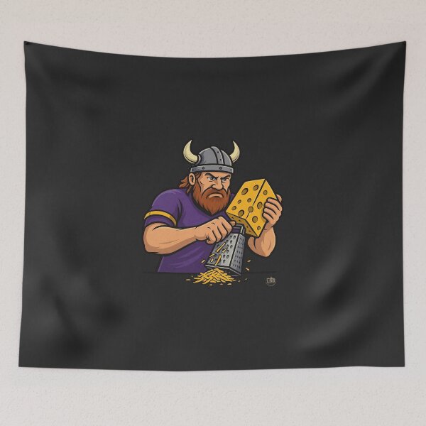 Item preview, Grating the Cheeseheads – Vikings Rivalry Edition designed and sold by LowBatteryBrand.