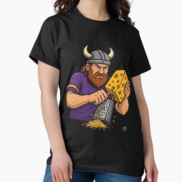 Item preview, Grating the Cheeseheads – Vikings Rivalry Edition designed and sold by LowBatteryBrand.