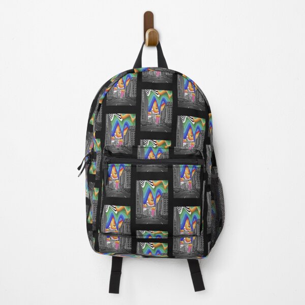 Item preview, psychedelic buildings rainbow pride designed and sold by Ratatatts.