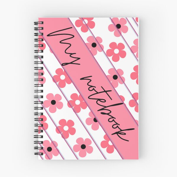 Item preview, My Notebook – Floral Cover Journal for Everyday Writing, Lists & Gentle Thoughts designed and sold by Pandi-makes.