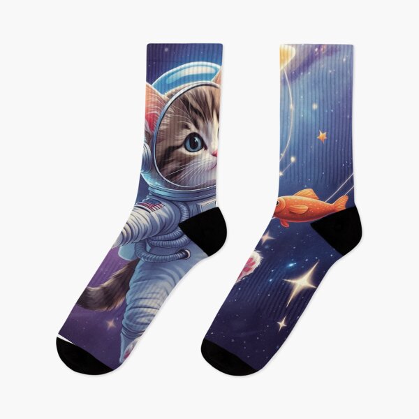 Item preview, Cute Astronaut Kittie in Space designed and sold by TrapArtDesign .