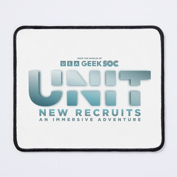 Item preview, UNIT: New Recruits Immersive Adventure Logo designed and sold by UEAGeekSoc.