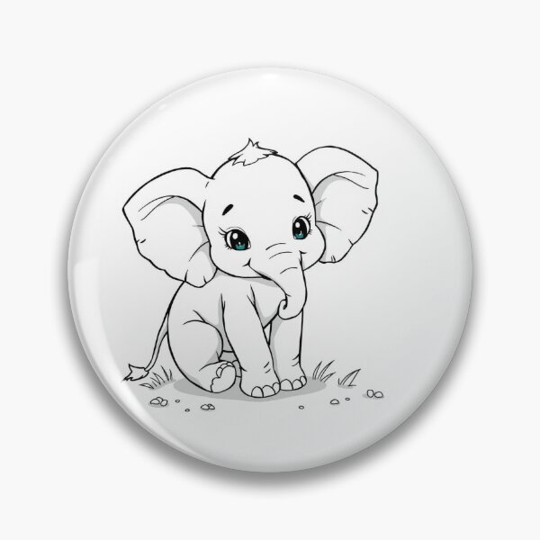 Item preview, Cute baby elephant  designed and sold by Ruchi73.