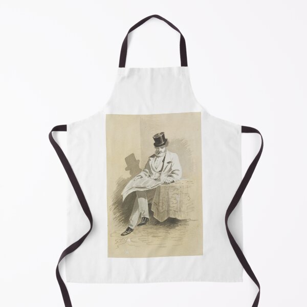 Item preview, Australian man reading newspaper (c. 1880) designed and sold by 19th Century in Color.