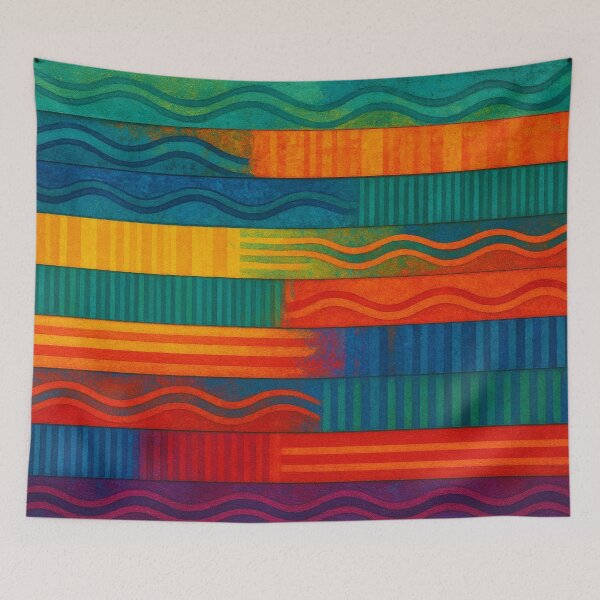 Item preview, Color rush in stripes designed and sold by Sigtrix.