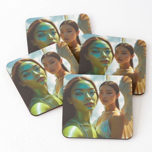 Item preview, Alien Selfie in the Clouds with Angel designed and sold by StaggDevon.