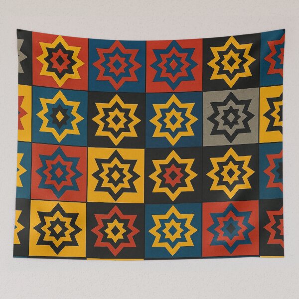 Item preview, Colorful geometric star patterns designed and sold by Sigtrix.