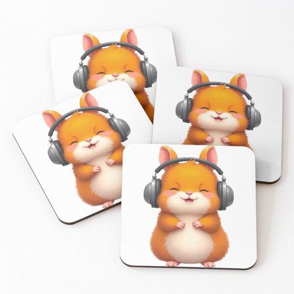 Item preview, hamster With Headphones designed and sold by Mr stive plants.