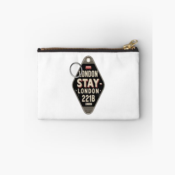 Item preview, London UK Retro Motel Keychain Room Tag 221B designed and sold by stickercuffs.