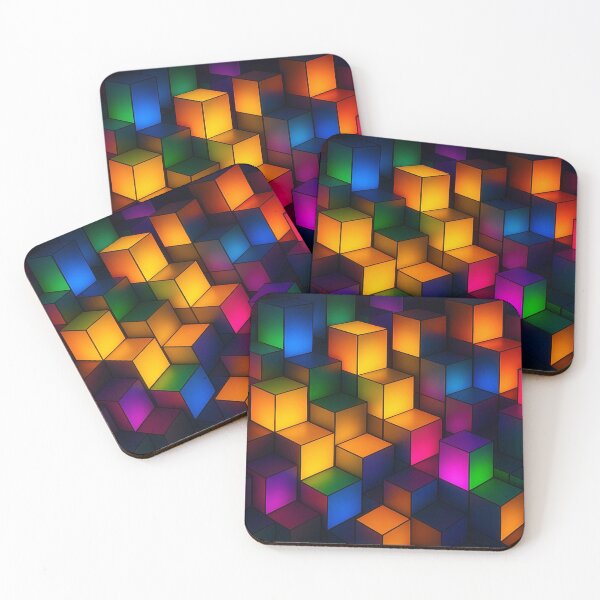 Item preview, Bright geometric color worlds designed and sold by Sigtrix.