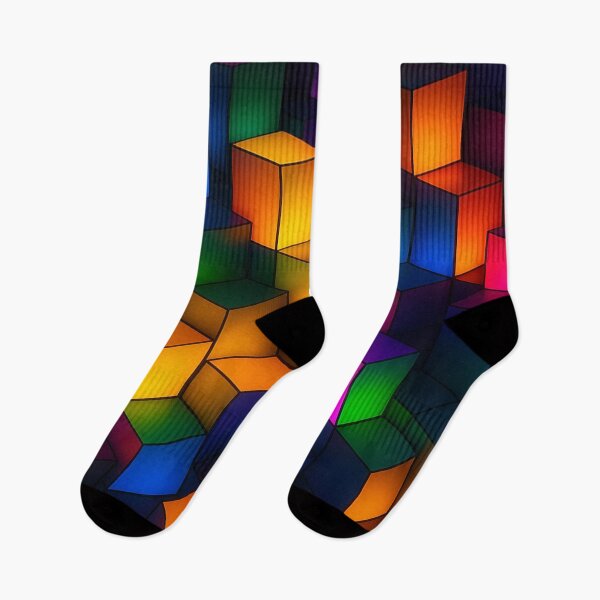 Item preview, Bright geometric color worlds designed and sold by Sigtrix.