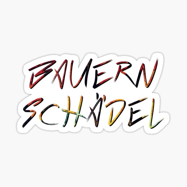 Bauernschädel Sticker