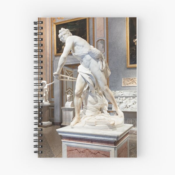Item preview, Rome, Italy - Galleria Borghese museum - David by Gian Lorenzo Bernini designed and sold by Paolo Modena Photography    -   Fine Italian Art.