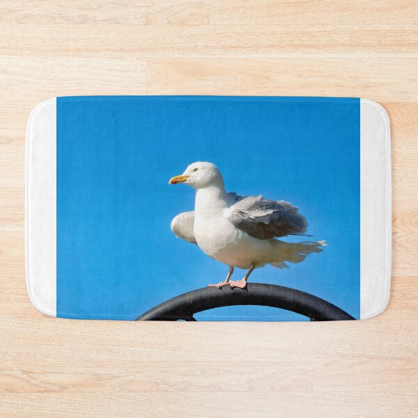 Item preview, Herring Gull Larus-argentatus Perched On A Lamp-post  designed and sold by Dorset Girl.