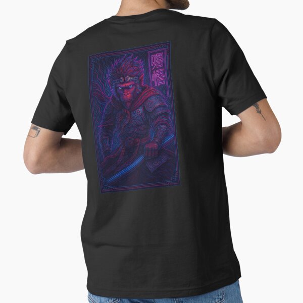 Artikel-Vorschau von Monkey​king​ Cyberpunk​ Stil, designt und verkauft von DigitalArtTK.
