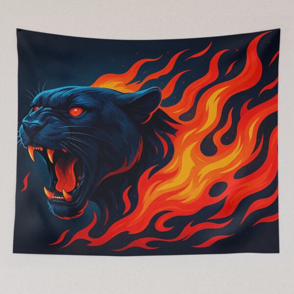 Item preview, Panther flame, power and mysticism designed and sold by Sigtrix.