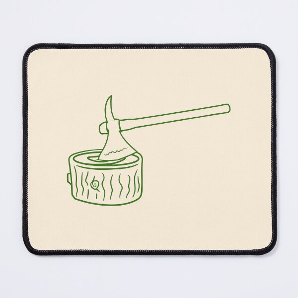 Item preview, Axe Tree Felling Lumberjack Forest Stump Wood Chop designed and sold by shirt-o-mat.