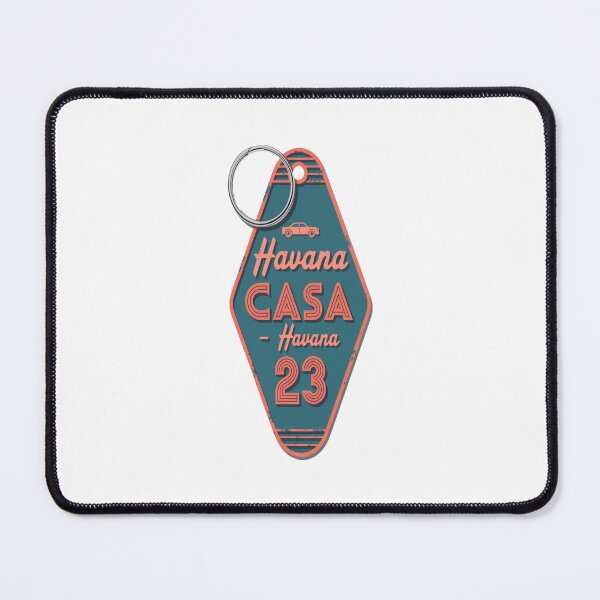 Item preview, Havana Cuba Retro Motel Keychain Room Tag designed and sold by stickercuffs.