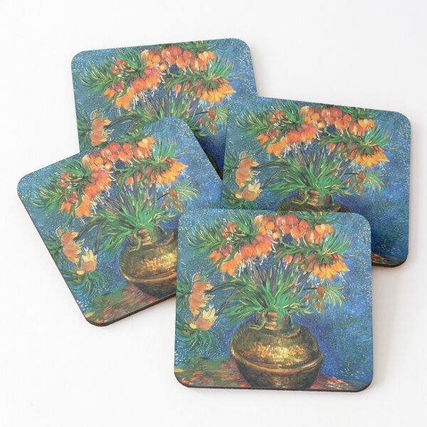Item preview, Imperial Fritillaries in a Copper Vase designed and sold by RickE.