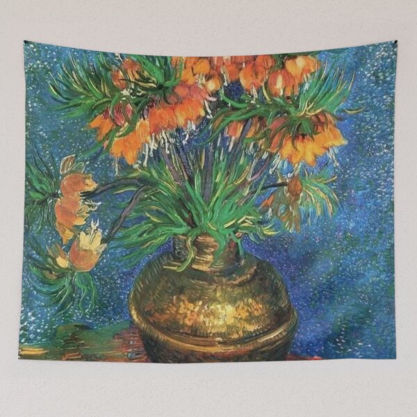 Item preview, Imperial Fritillaries in a Copper Vase designed and sold by RickE.