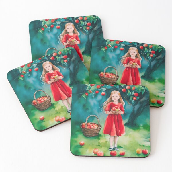 Item preview, Young Girl in an Apple Orchard  designed and sold by Marymarice.