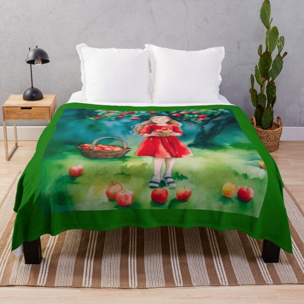 Item preview, Young Girl in an Apple Orchard  designed and sold by Marymarice.