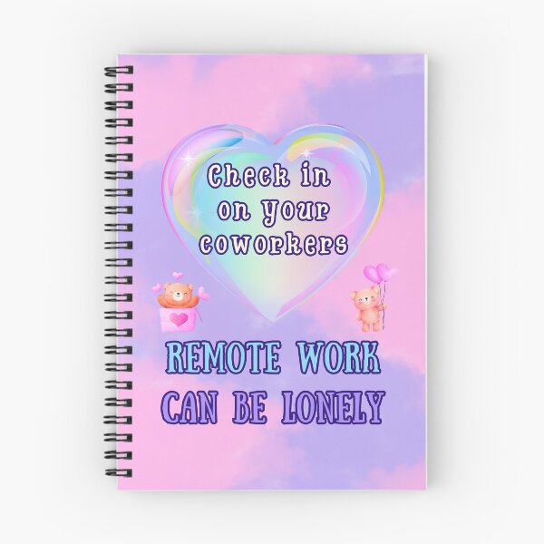 Item preview, Remote Work Can Be Lonely | Coworker Support Poster | Cute Check-In Reminder designed and sold by MagicContOasis.