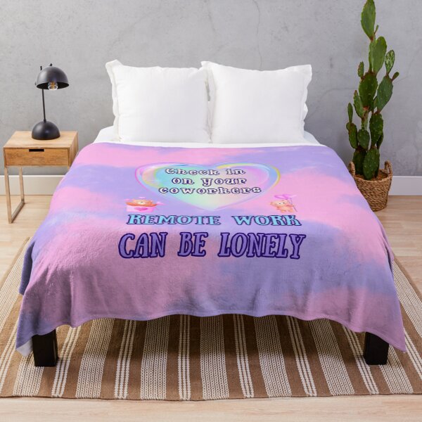 Item preview, Remote Work Can Be Lonely | Coworker Support Poster | Cute Check-In Reminder designed and sold by MagicContOasis.