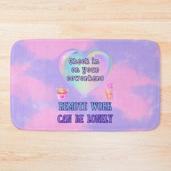 Item preview, Remote Work Can Be Lonely | Coworker Support Poster | Cute Check-In Reminder designed and sold by MagicContOasis.