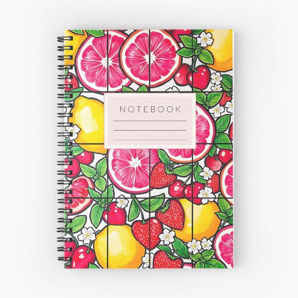 Item preview, Fruit Salad Vibes Notebook designed and sold by Pandi-makes.