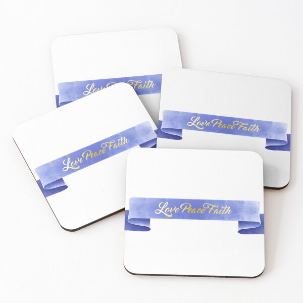 Item preview, Love, Peace, Faith ~ Gold & Sky palette designed and sold by Lily Illustratio Fidei.