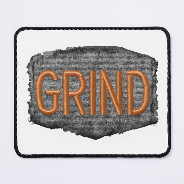 Item preview, GRIND – Work Hard Emblem Sticker for Daily Push Best-selling design Premum quality viral drop reloaded designed and sold by Imaginarium of Chaos falcon88 .