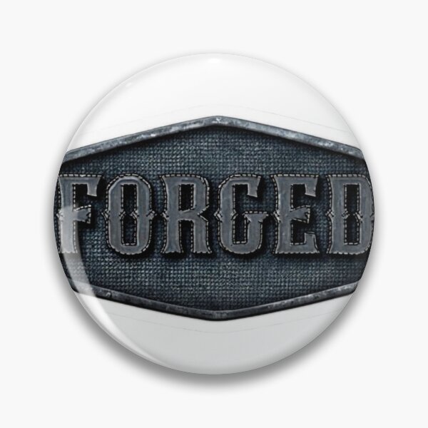 Item preview, FORGED – Industrial Strength Emblem Sticker Best-selling design Premum quality viral drop reloaded designed and sold by Imaginarium of Chaos falcon88 .
