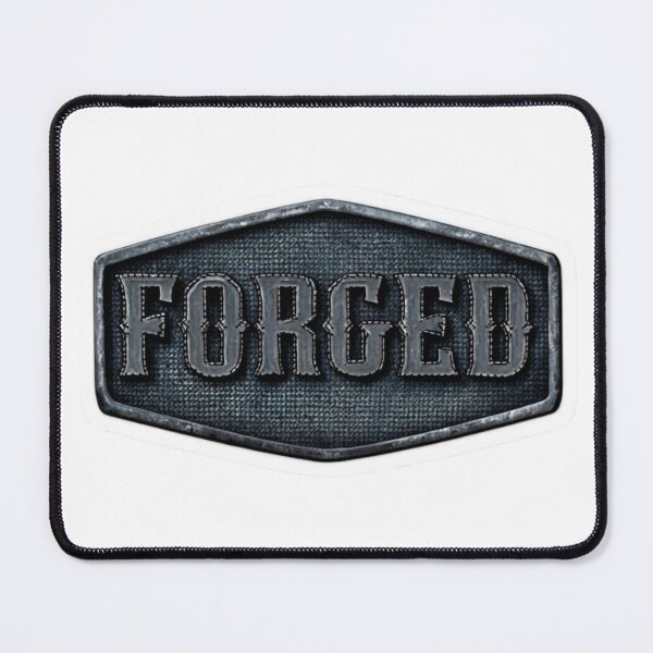 Item preview, FORGED – Industrial Strength Emblem Sticker Best-selling design Premum quality viral drop reloaded designed and sold by Imaginarium of Chaos falcon88 .