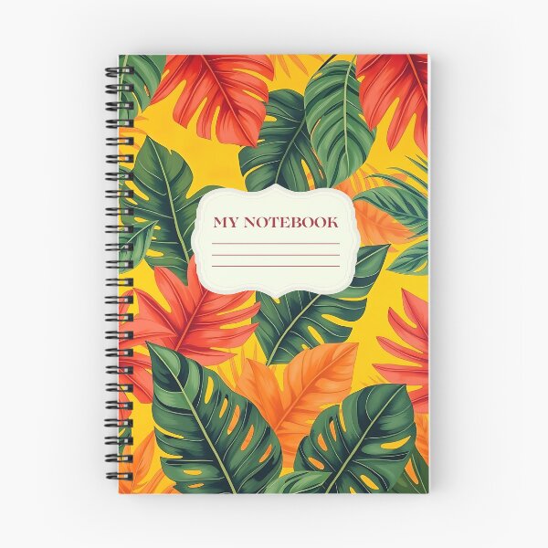 Item preview, Tropical Palm Notebook – Green Leaf Journal for Everyday Notes & Writing designed and sold by Pandi-makes.