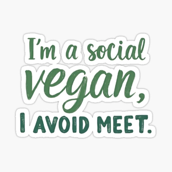 Artikel-Vorschau von Social Vegan, designt und verkauft von TeezyDezignes.
