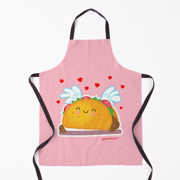 Item preview, Be My Valentine Taco and Smiling Beans Kawaii Taco Time designed and sold by CovetedCove.